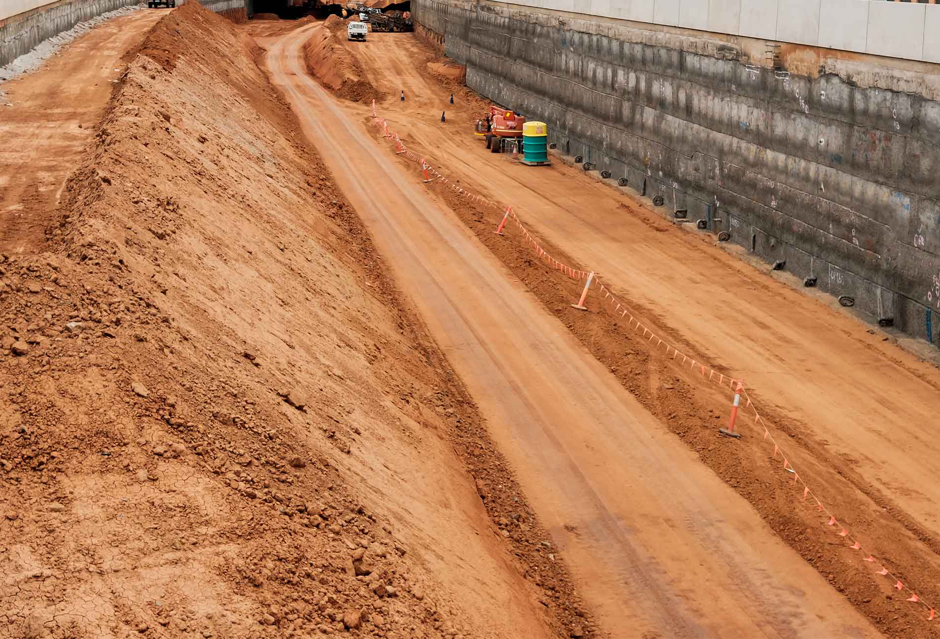 Levy Bank Reconstruction and Maintenance - Projects